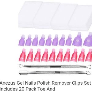 Anezus Gel Nails Polish Remover Clips Set Includes